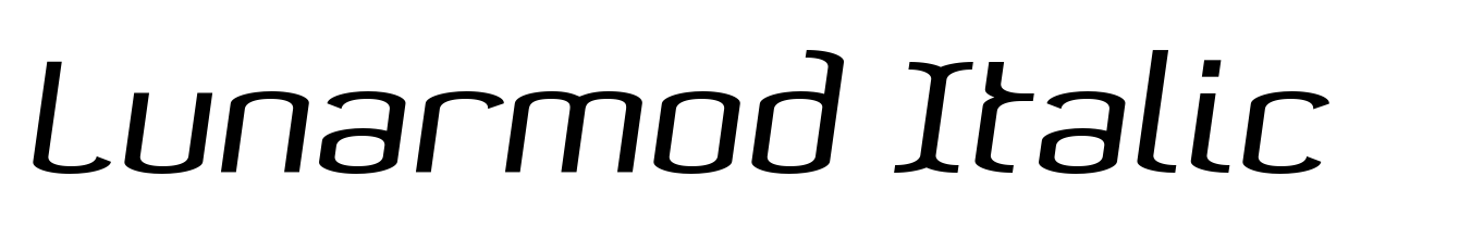 Lunarmod Italic